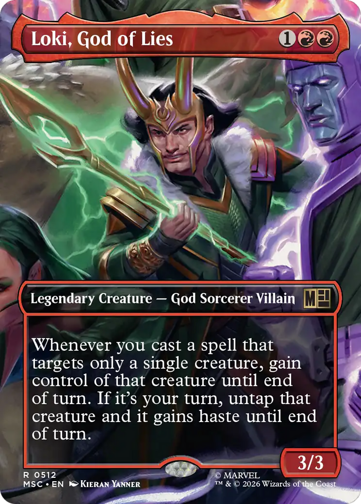 Loki, God of Lies (Borderless) [Marvel Super Heroes Commander] | L.A. Mood Comics and Games