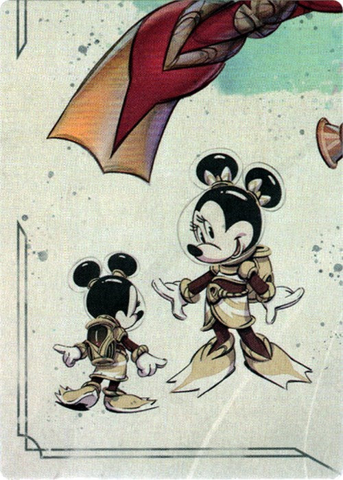Minnie Mouse - Wide-Eyed Diver Puzzle Insert (Bottom Left) [Rise of the Floodborn] | L.A. Mood Comics and Games