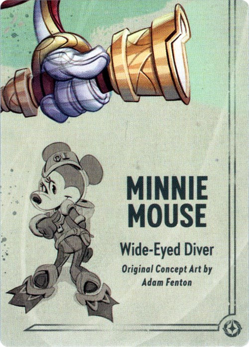 Minnie Mouse - Wide-Eyed Diver Puzzle Insert (Bottom Right) [Rise of the Floodborn] | L.A. Mood Comics and Games