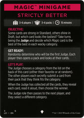 Strictly Better (Magic Minigame) [The Lost Caverns of Ixalan Minigame] | L.A. Mood Comics and Games