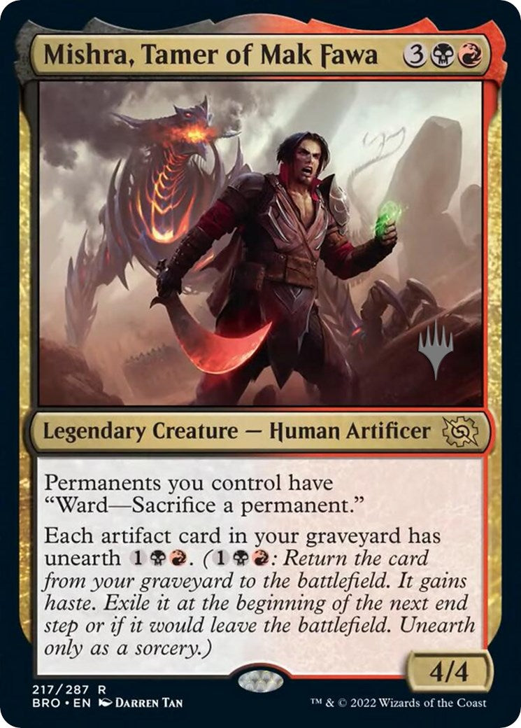 Mishra, Tamer of Mak Fawa (Promo Pack) [The Brothers' War Promos] | L.A. Mood Comics and Games