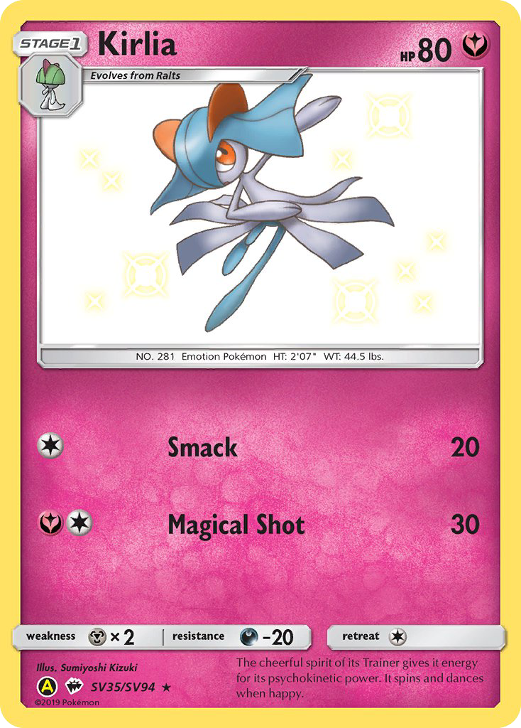 Kirlia (SV35/SV94) [Sun & Moon: Hidden Fates - Shiny Vault] | L.A. Mood Comics and Games