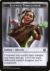 Treasure // Ellywick Tumblestrum Emblem Double-Sided Token [Dungeons & Dragons: Adventures in the Forgotten Realms Tokens] | L.A. Mood Comics and Games