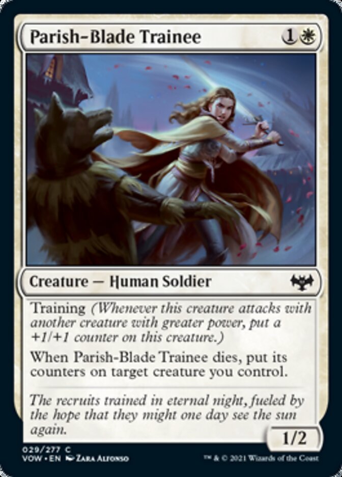 Parish-Blade Trainee [Innistrad: Crimson Vow] | L.A. Mood Comics and Games