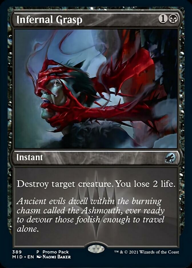 Infernal Grasp (Promo Pack) [Innistrad: Midnight Hunt Promos] | L.A. Mood Comics and Games