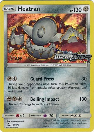 Heatran (SM96) (Staff Prerelease Promo) [Sun & Moon: Black Star Promos] | L.A. Mood Comics and Games