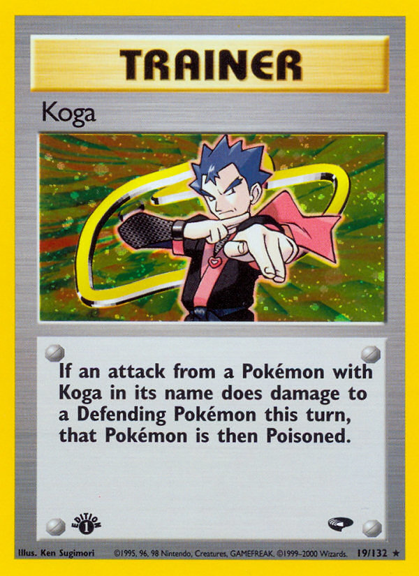 Koga (19/132) [Gym Challenge 1st Edition] | L.A. Mood Comics and Games