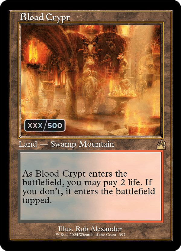 Blood Crypt (Retro) (Serialized) [Ravnica Remastered] | L.A. Mood Comics and Games