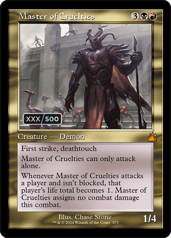 Master of Cruelties (Retro) (Serialized) [Ravnica Remastered] | L.A. Mood Comics and Games