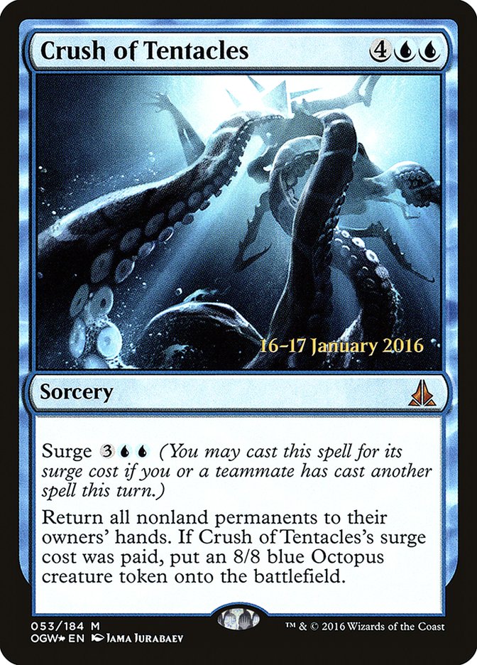 Crush of Tentacles [Oath of the Gatewatch Prerelease Promos] | L.A. Mood Comics and Games