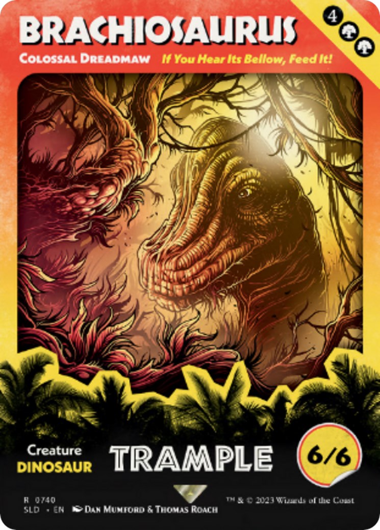 Brachiosaurus - Colossal Dreadmaw [Secret Lair Drop Series] | L.A. Mood Comics and Games