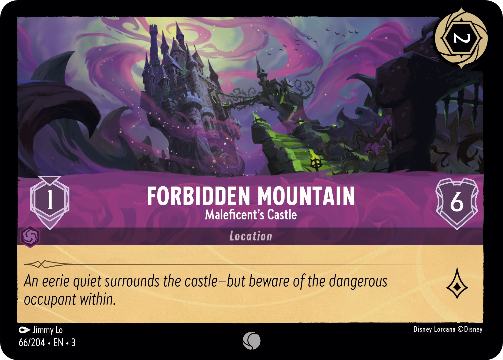 Forbidden Mountain - Maleficent's Castle (66/204) [Into the Inklands] | L.A. Mood Comics and Games