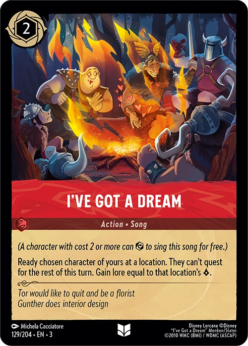 I've Got a Dream (129/204) [Into the Inklands] | L.A. Mood Comics and Games