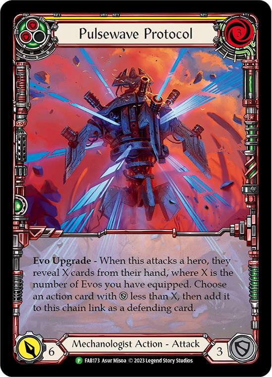 Pulsewave Protocol [FAB173] (Promo)  Rainbow Foil | L.A. Mood Comics and Games