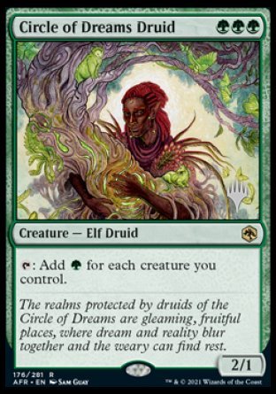 Circle of Dreams Druid (Promo Pack) [Dungeons & Dragons: Adventures in the Forgotten Realms Promos] | L.A. Mood Comics and Games