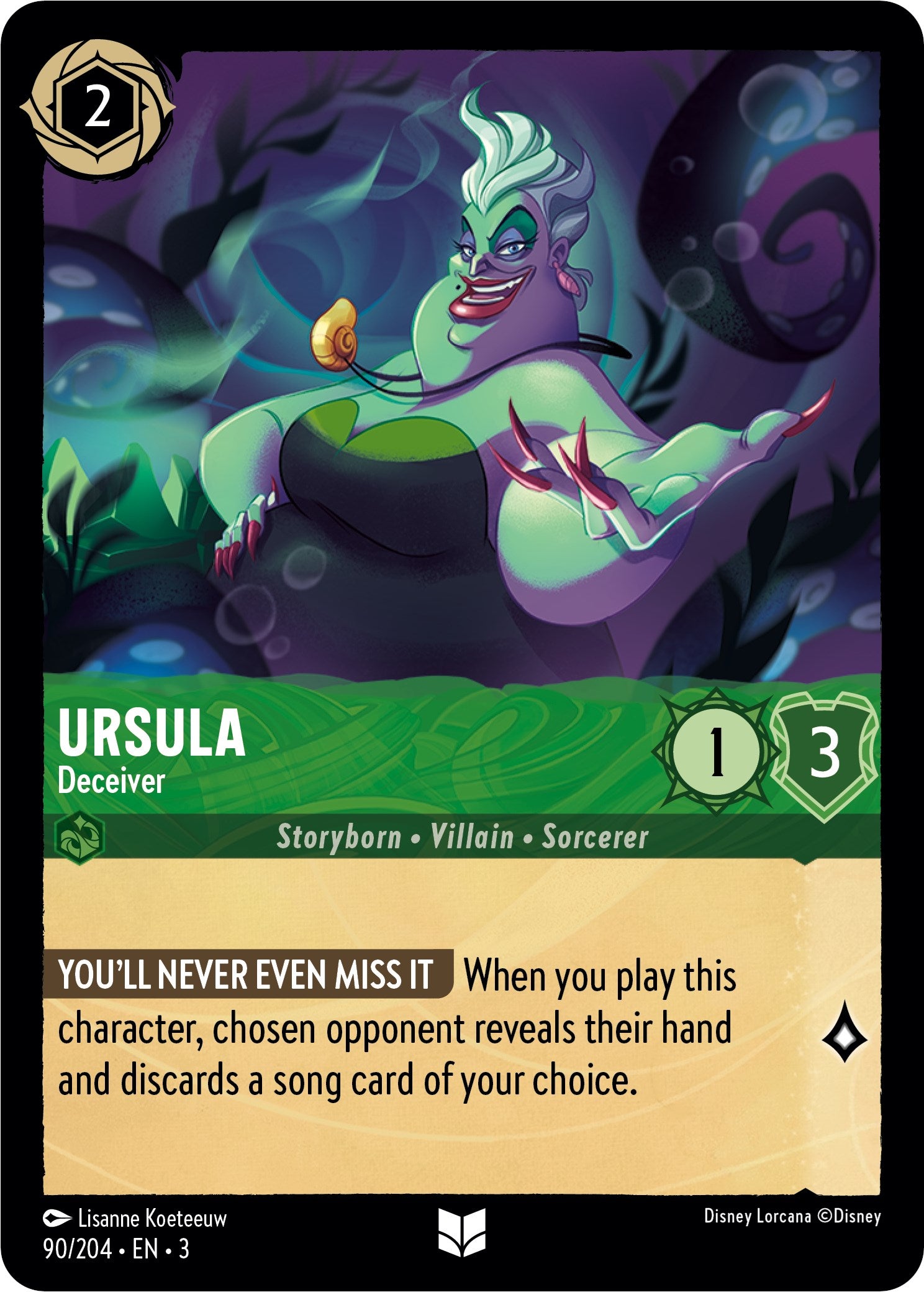 Ursula - Deceiver (90/204) [Into the Inklands] | L.A. Mood Comics and Games