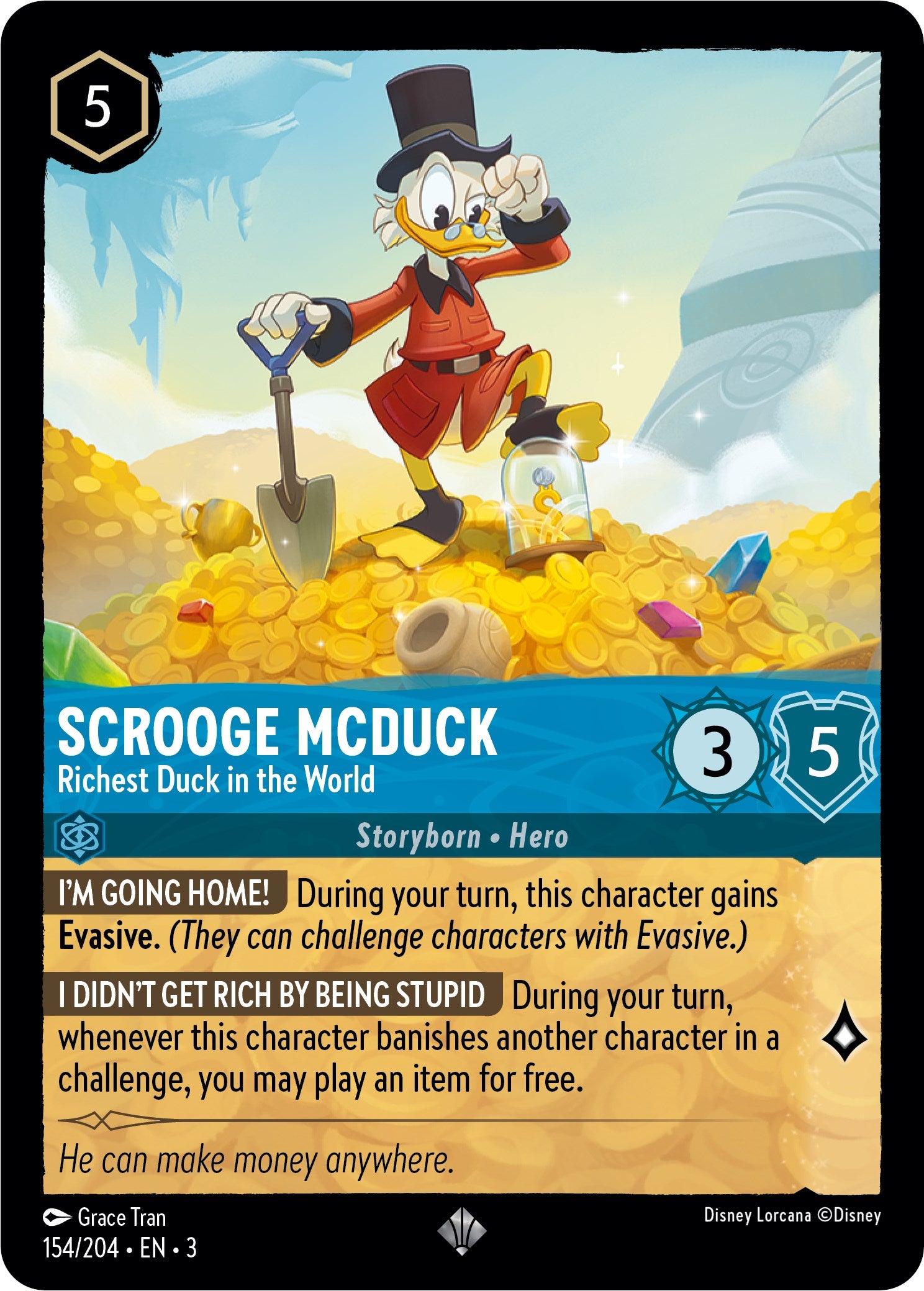 Scrooge McDuck - Richest Duck in the World (154/204) [Into the Inklands] | L.A. Mood Comics and Games