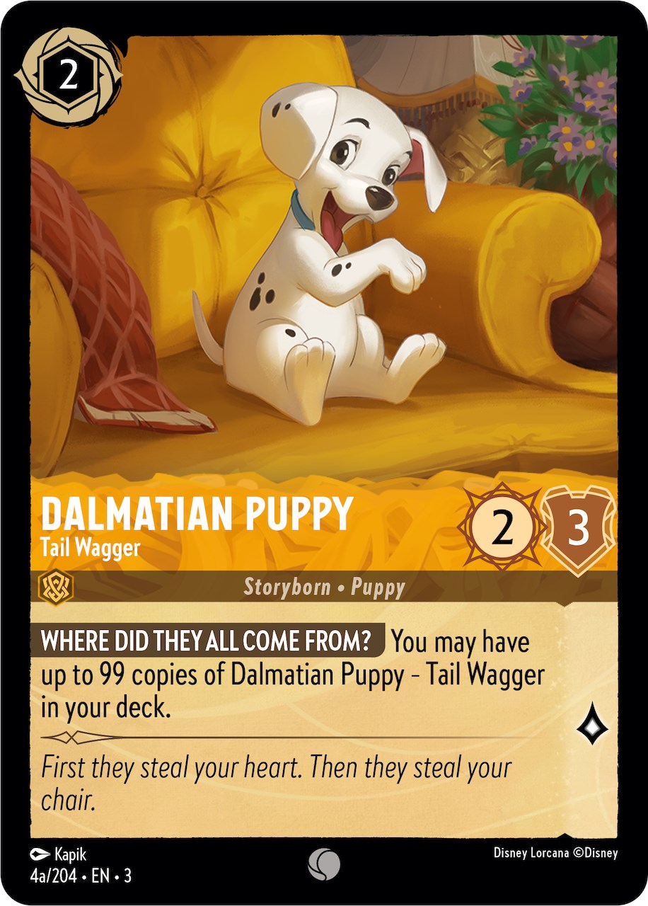 Dalmatian Puppy - Tail Wagger (4a) (4a/204) [Into the Inklands] | L.A. Mood Comics and Games