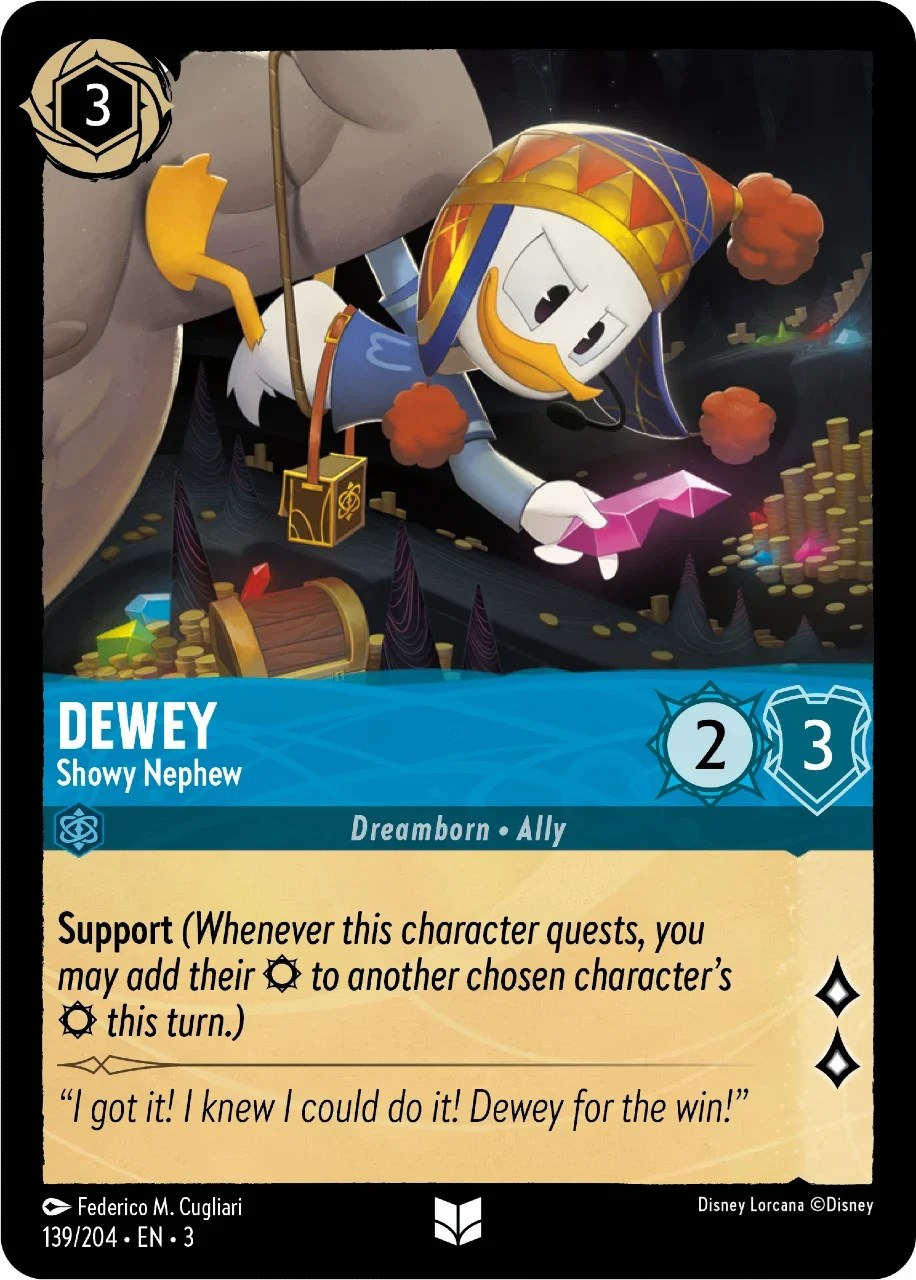 Dewey - Showy Nephew (139/204) [Into the Inklands] | L.A. Mood Comics and Games
