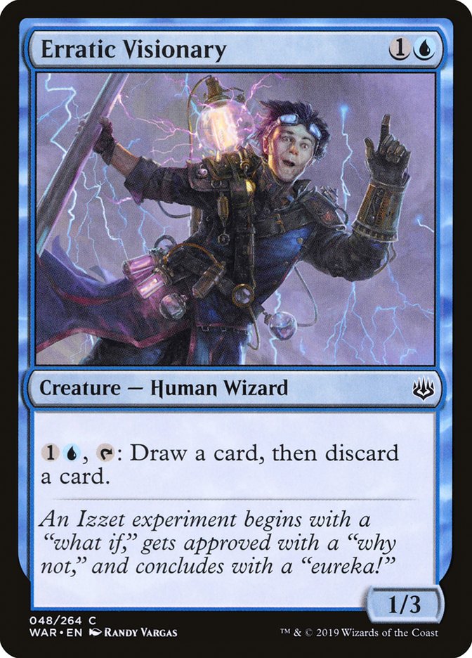 Erratic Visionary [War of the Spark] | L.A. Mood Comics and Games