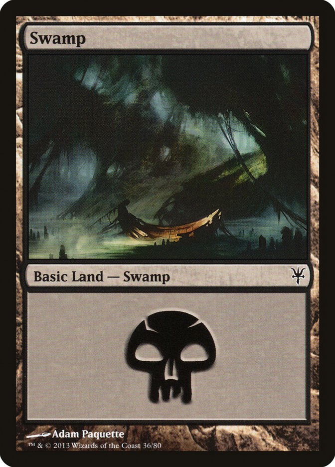 Swamp (36) [Duel Decks: Sorin vs. Tibalt] | L.A. Mood Comics and Games