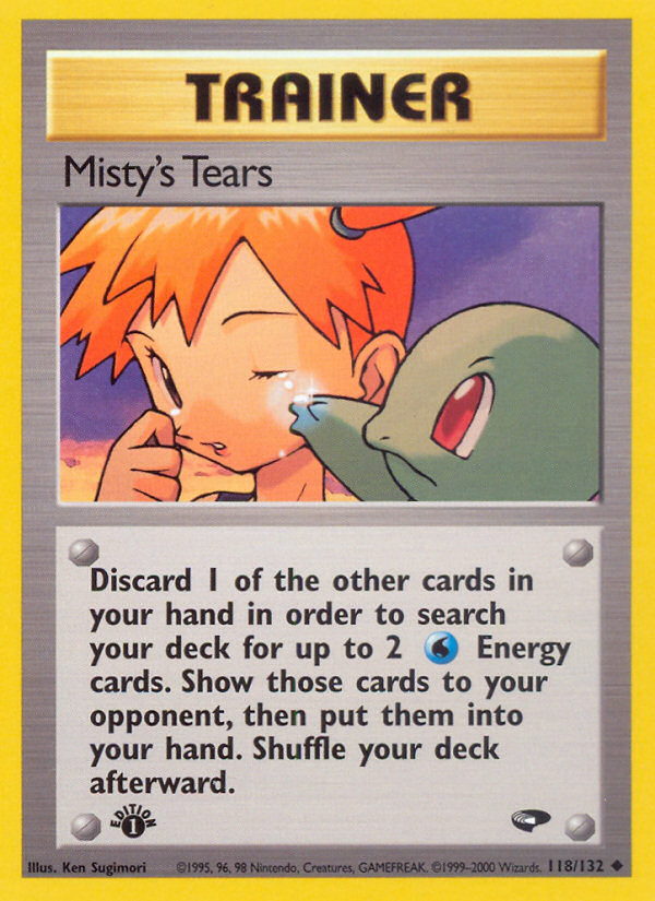 Misty's Tears (118/132) [Gym Challenge 1st Edition] | L.A. Mood Comics and Games