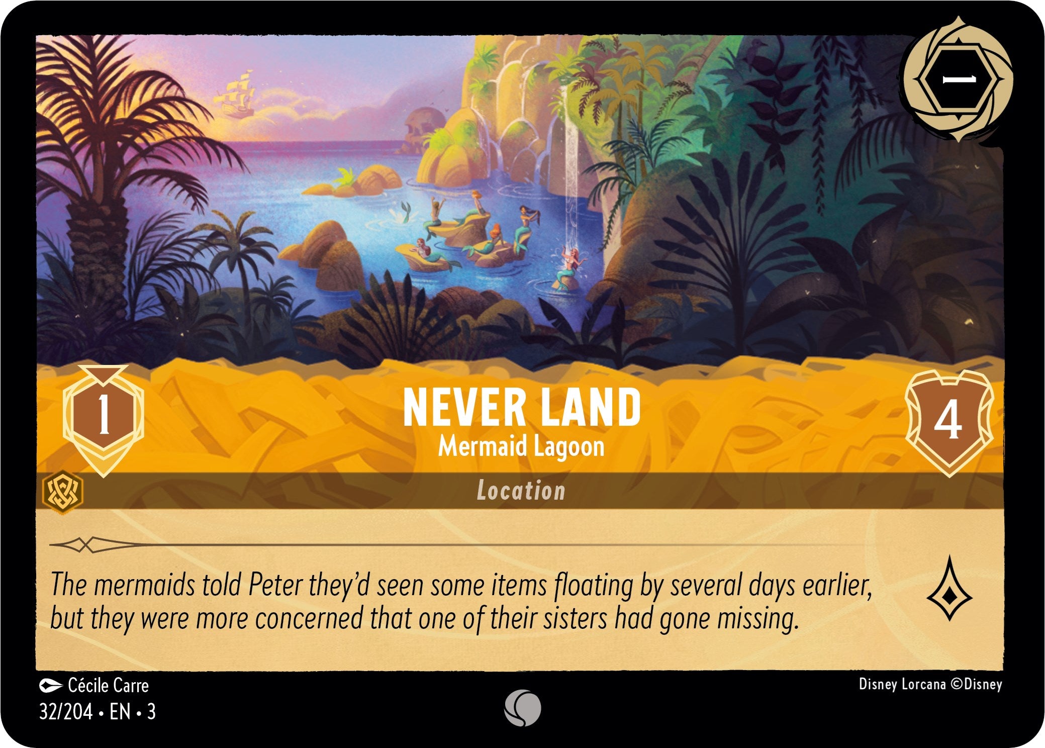 Never Land - Mermaid Lagoon (32/204) [Into the Inklands] | L.A. Mood Comics and Games