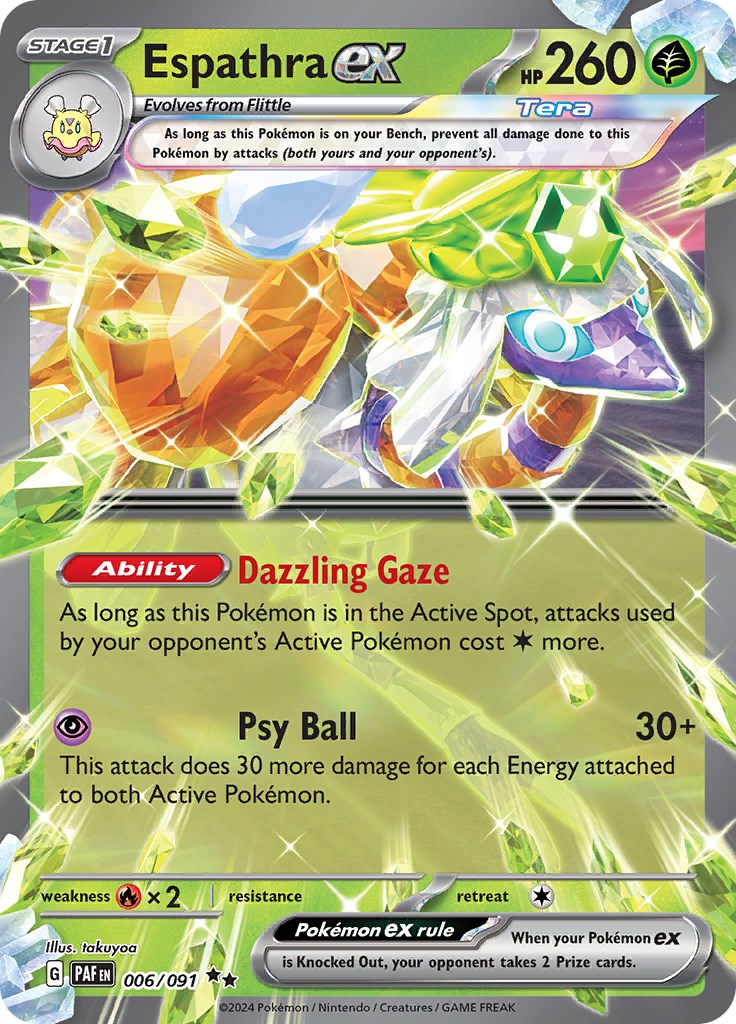Espathra ex (006/091) [Scarlet & Violet: Paldean Fates] | L.A. Mood Comics and Games
