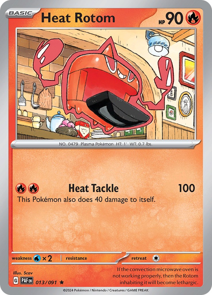 Heat Rotom (013/091) [Scarlet & Violet: Paldean Fates] | L.A. Mood Comics and Games