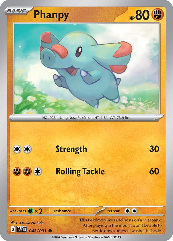 Phanpy (048/091) [Scarlet & Violet: Paldean Fates] | L.A. Mood Comics and Games