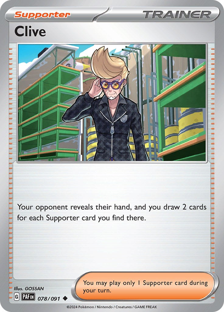 Clive (078/091) [Scarlet & Violet: Paldean Fates] | L.A. Mood Comics and Games