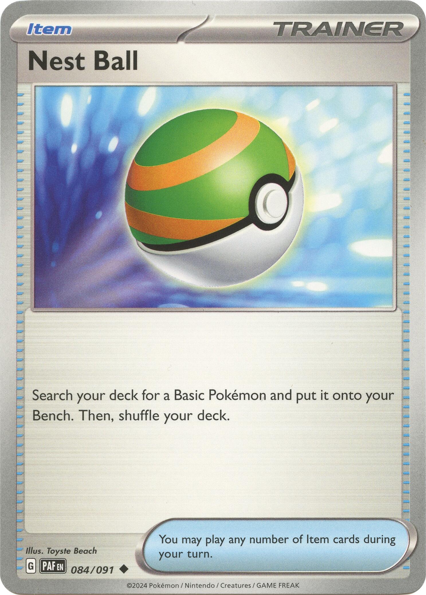 Nest Ball (084/091) [Scarlet & Violet: Paldean Fates] | L.A. Mood Comics and Games