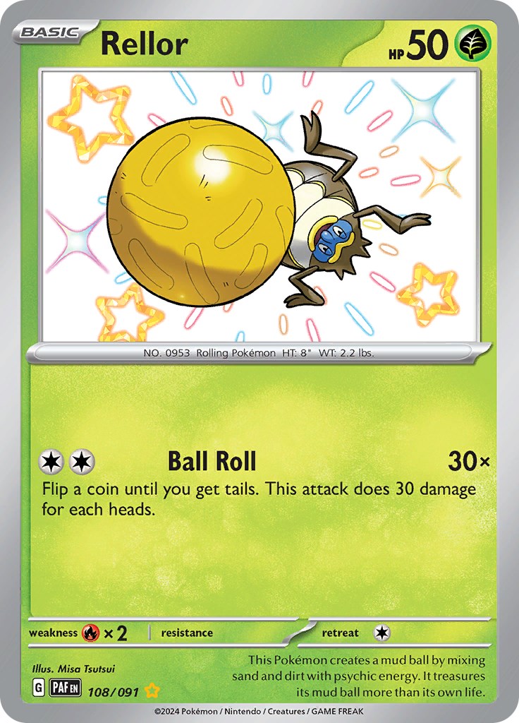 Rellor (108/091) [Scarlet & Violet: Paldean Fates] | L.A. Mood Comics and Games