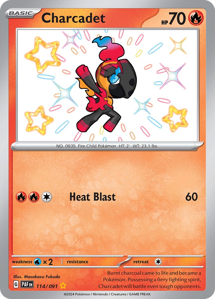 Charcadet (114/091) [Scarlet & Violet: Paldean Fates] | L.A. Mood Comics and Games