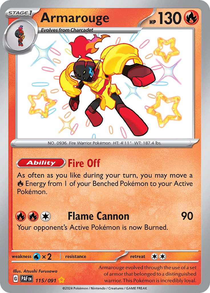 Armarouge (115/091) [Scarlet & Violet: Paldean Fates] | L.A. Mood Comics and Games