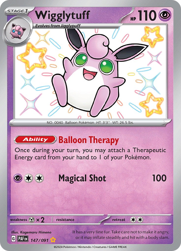 Wigglytuff (147/091) [Scarlet & Violet: Paldean Fates] | L.A. Mood Comics and Games
