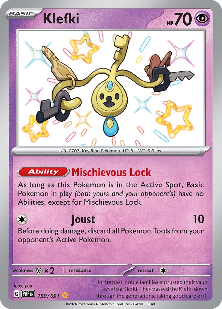 Klefki (159/091) [Scarlet & Violet: Paldean Fates] | L.A. Mood Comics and Games