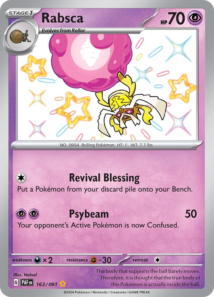 Rabsca (163/091) [Scarlet & Violet: Paldean Fates] | L.A. Mood Comics and Games