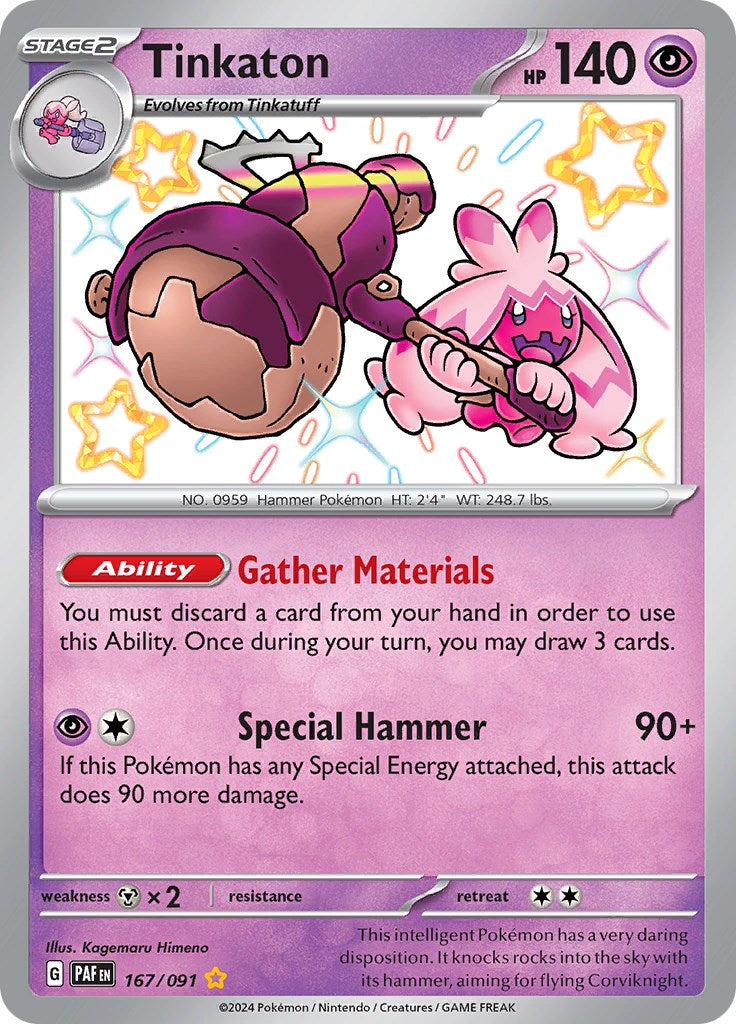Tinkaton (167/091) [Scarlet & Violet: Paldean Fates] | L.A. Mood Comics and Games