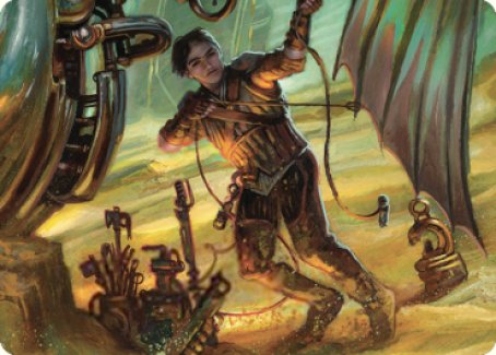 Mishra, Excavation Prodigy Art Card [The Brothers' War Art Series] | L.A. Mood Comics and Games