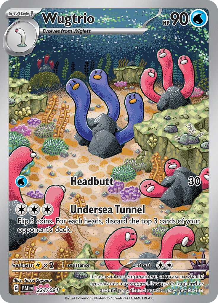 Wugtrio (224/091) [Scarlet & Violet: Paldean Fates] | L.A. Mood Comics and Games