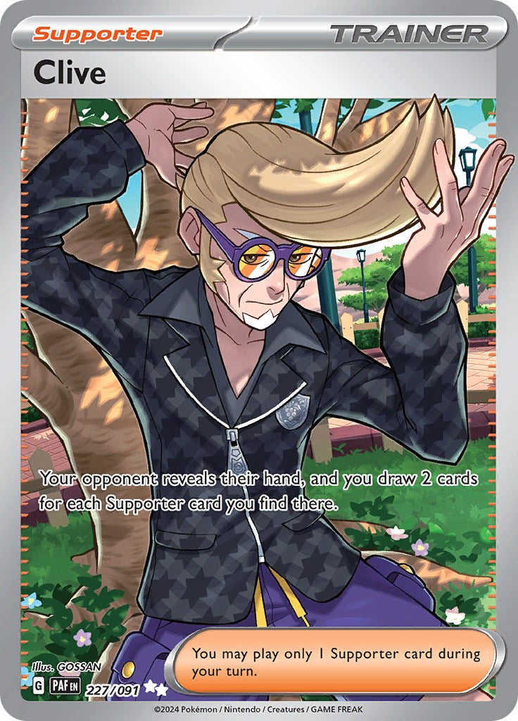 Clive (227/091) [Scarlet & Violet: Paldean Fates] | L.A. Mood Comics and Games