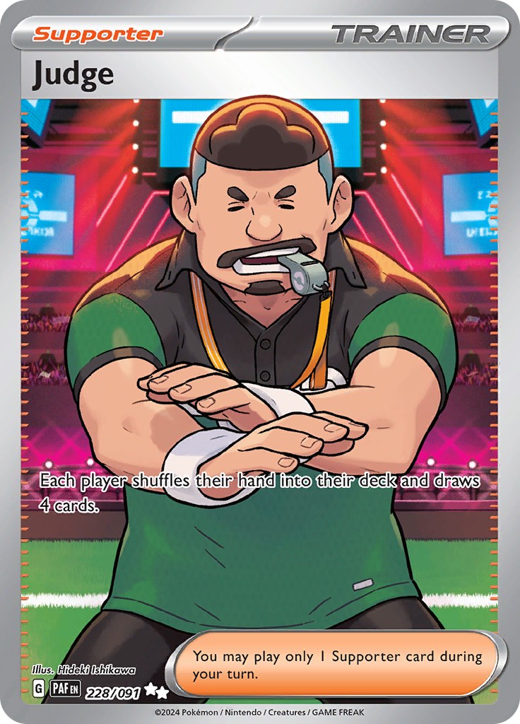 Judge (228/091) [Scarlet & Violet: Paldean Fates] | L.A. Mood Comics and Games