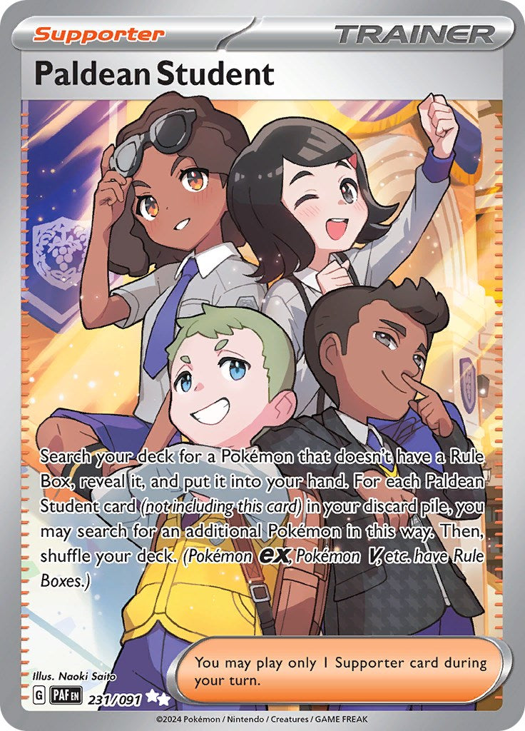 Paldean Student (231/091) [Scarlet & Violet: Paldean Fates] | L.A. Mood Comics and Games