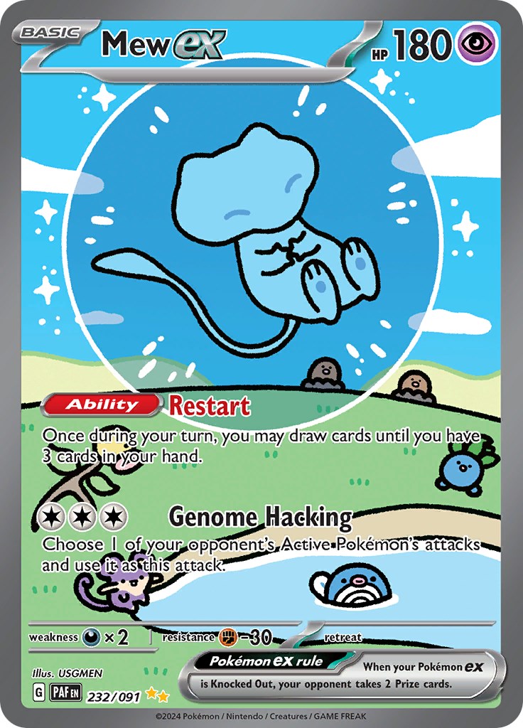 Mew ex (232/091) [Scarlet & Violet: Paldean Fates] | L.A. Mood Comics and Games