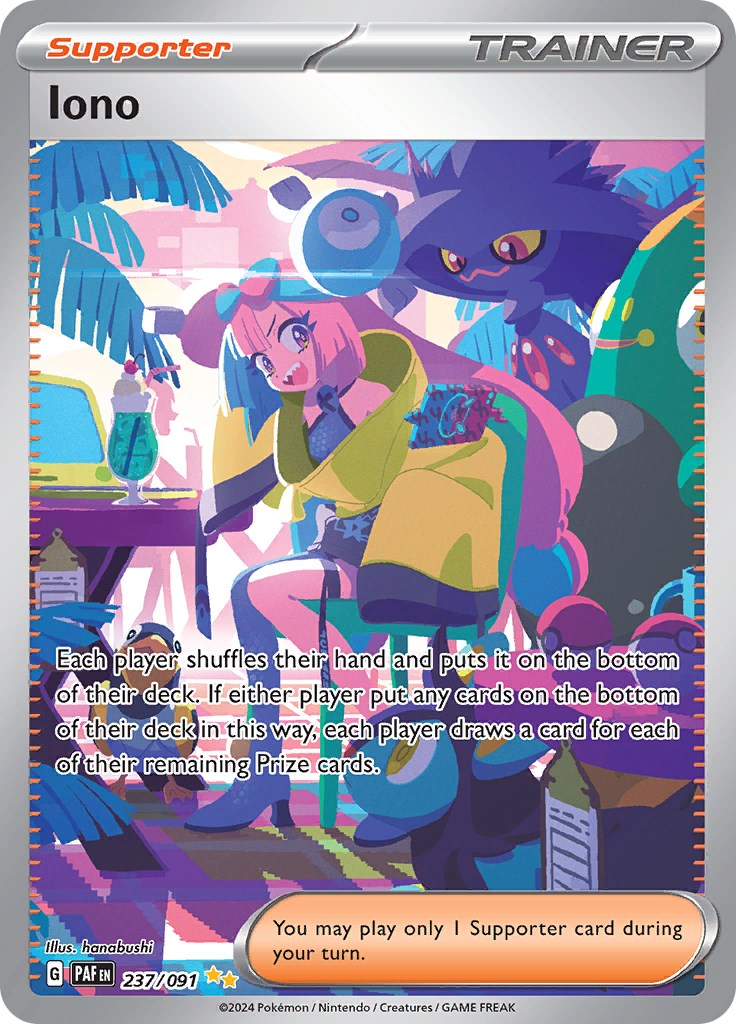 Iono (237/091) [Scarlet & Violet: Paldean Fates] | L.A. Mood Comics and Games