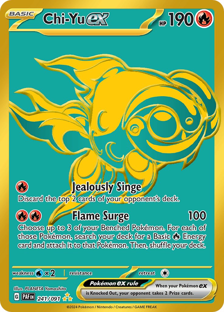 Chi-Yu ex (241/091) [Scarlet & Violet: Paldean Fates] | L.A. Mood Comics and Games