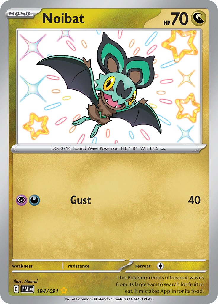 Noibat (194/091) [Scarlet & Violet: Paldean Fates] | L.A. Mood Comics and Games