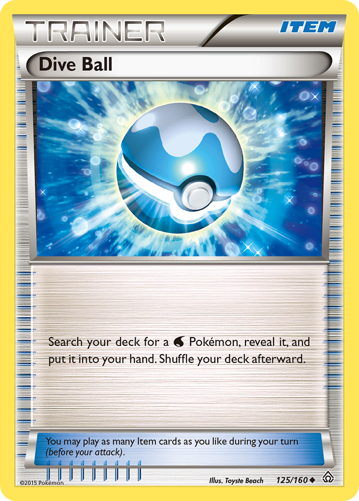Dive Ball (125/160) [XY: Primal Clash] | L.A. Mood Comics and Games