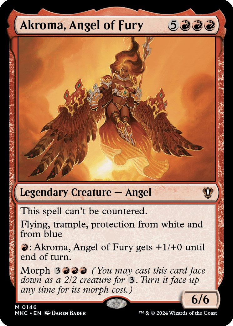 Akroma, Angel of Fury [Murders at Karlov Manor Commander] | L.A. Mood Comics and Games